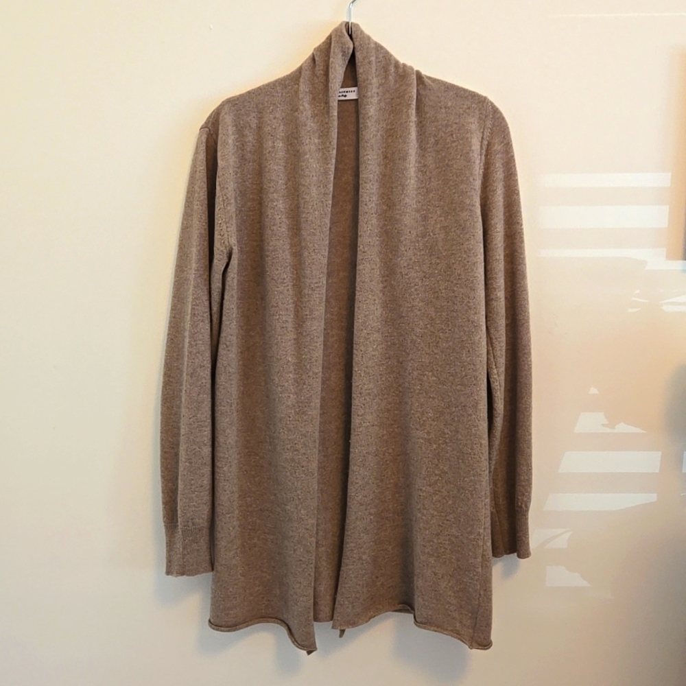 Maison Cashmere open sweater - EUC